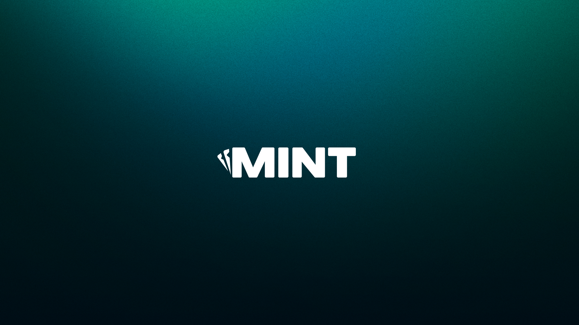 Logo on colored background